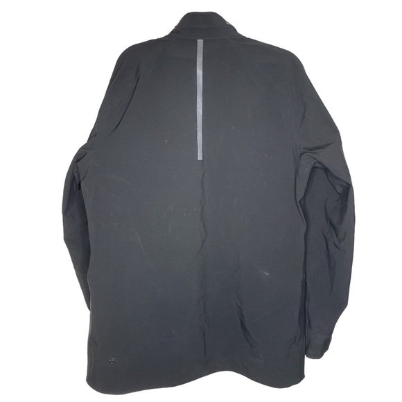 Lululemon Athletica Palindro Black/Heathered Black Mens Reversible Jacket Large - Picture 10 of 12